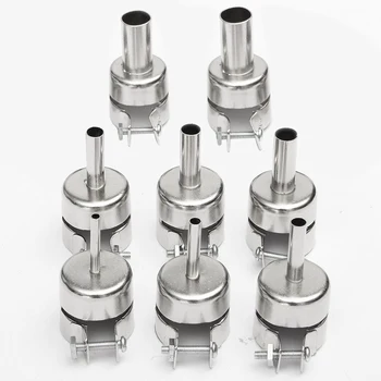

New 10pcs Heat Air Machine Solder Hot Air Generator Nozzles Hot Air Soldering Station 3/4/5/6/7/8/10/12mm for850 852 858 950 952