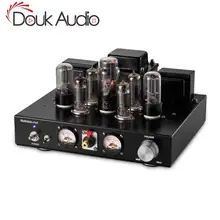 Douk audio 6P1 вакуумная трубка, усилитель мощности Hi-Fi стерео одноконечный класс а встроенный усилитель для наушников