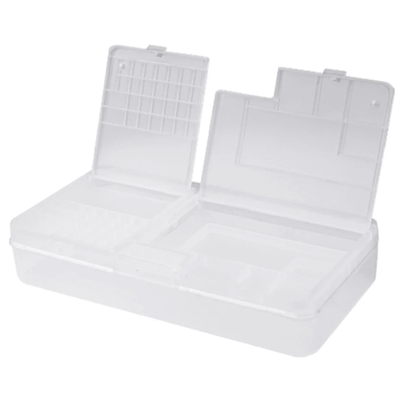 

10Pcs/Lot Mobile Phone Repair Tool Box Storage Box for Iphone Motherboard Component Storage Case Container Outillage