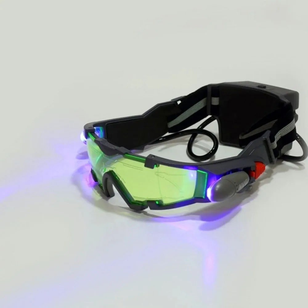 

Adjustable LED Night Vision Glass Goggles Motorcycle Motorbike Racing Hunting Glasses Eyewear With Flip-out Light Windproof
