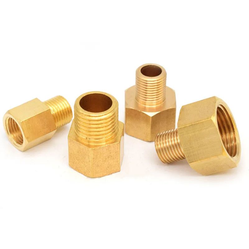 

Copper M/F 1/8",1/4",3/8",1/2" 3/4" BSP Male to Female Threaded Brass Coupler Adapter Brass Pipe Fitting
