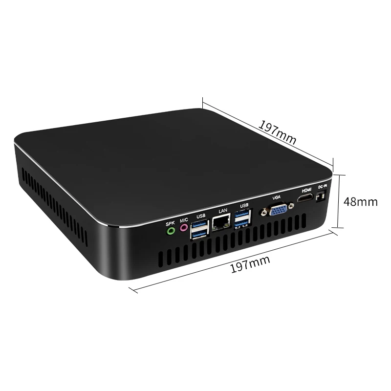 MSECORE 8TH Gen I7 8700 DDR4 Gaming Mini PC Windows 10 Desktop Computer game barebone linux intel U