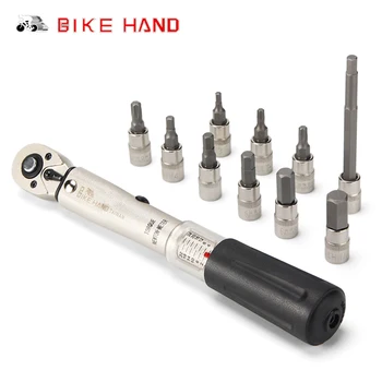 

BIKEHAND Bike Repair Tools Kit Bicycle Torque Wrench Allen Key Tool Socket Set Road MTB Bike Tools 1/4'' Torque Fix Set 2-24 NM