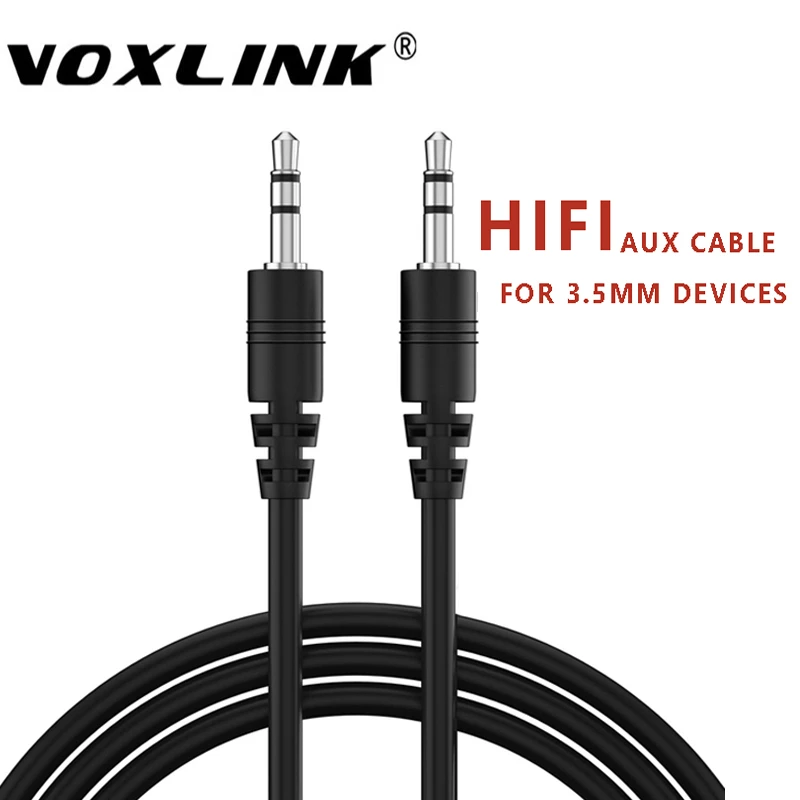 eetlust oppervlakte agitatie Voxlink Audio Aux Kabel 3.5Mm Jack Male Naar Male Hifi Stereo Verlengsnoer  1M 2M Extra Kabel voor MP4 Auto Luidspreker Koptelefoon| | - AliExpress