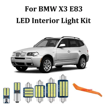 

17X 100% White Error Free Canbus LED For BMW X3 E83 Interior Dome Map Trunk Footwell Light + License Plate Lamp Kit (2004-2010)
