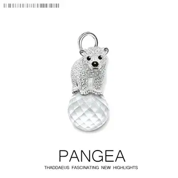 

Pendant Polar Bear,2019 Winter New Fashion Glam 925 Sterling Silver Jewelry Europe Style Animal Cute Gift For Soul Woman