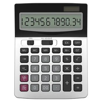 

Standard Function Desktop Calculator Two-way Power Portable for Business Office