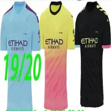 Новинка, Футбольная Футболка для взрослых в Манчестерском стиле, JESUS DE BRUYNE KUN AGUERO MAHREZ G. JESUS SANE SILVA/1920, футбольная рубашка