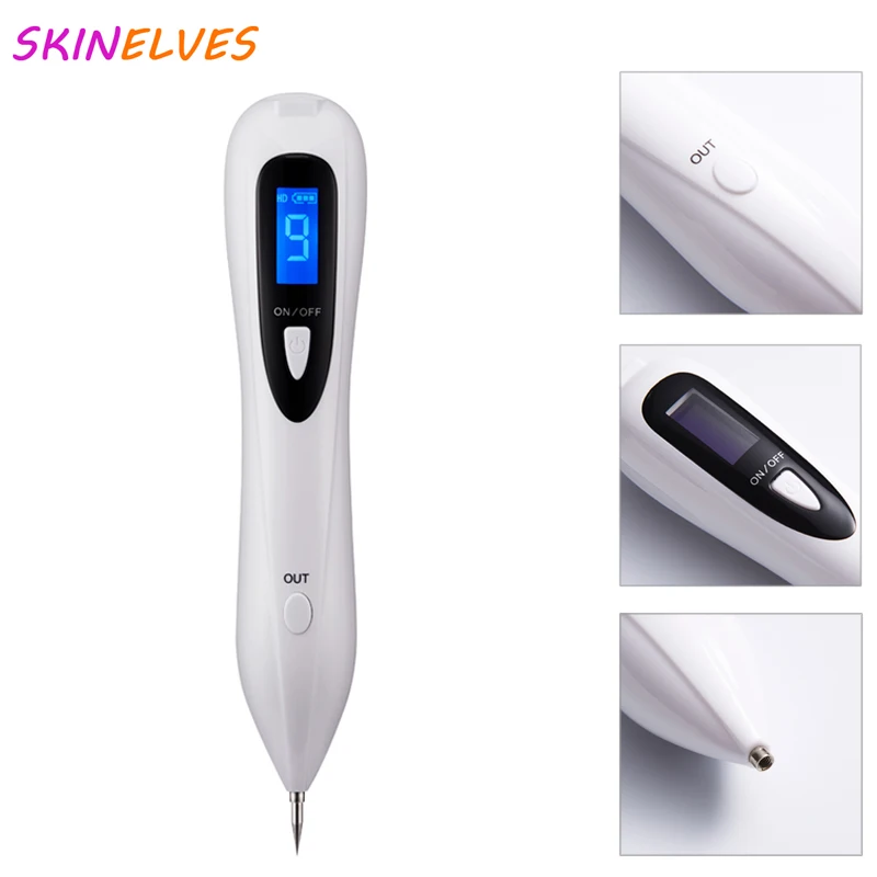 

SKINELVES Mole Removal Pen Tag Tattoo Freckle Dead Skin Wart No Bleeding Mole Removal Plasma Pen For Beauty Skin Care Tools