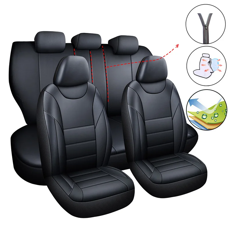 Car Seat Cover Set Universal Covers for Automobile Accessories Audi A6 C5 C6 C7 4f Avant Allroad Q3 Q5 2018 Q7 2016 Sq5 | Автомобили и