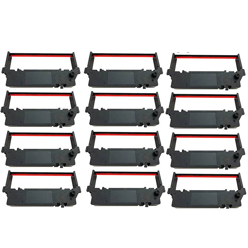 12 Pack Black/Red Printer Ribbon for STAR RC700BR SP700 712 742 | Компьютеры и офис