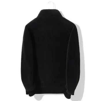 

Real Fur Coat Men Short Clothes 2020 Autumn Winter Sheep Shearing Wool Jacket Men's Fur Coats Overcoat S9ISBS001 KJ3510