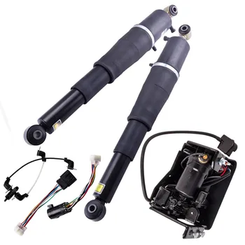 

25979393 For Escalade Suburban Tahoe Yukon -- Pair Air Suspension shocks + Air Compressor Pump 949-000, 25979391,