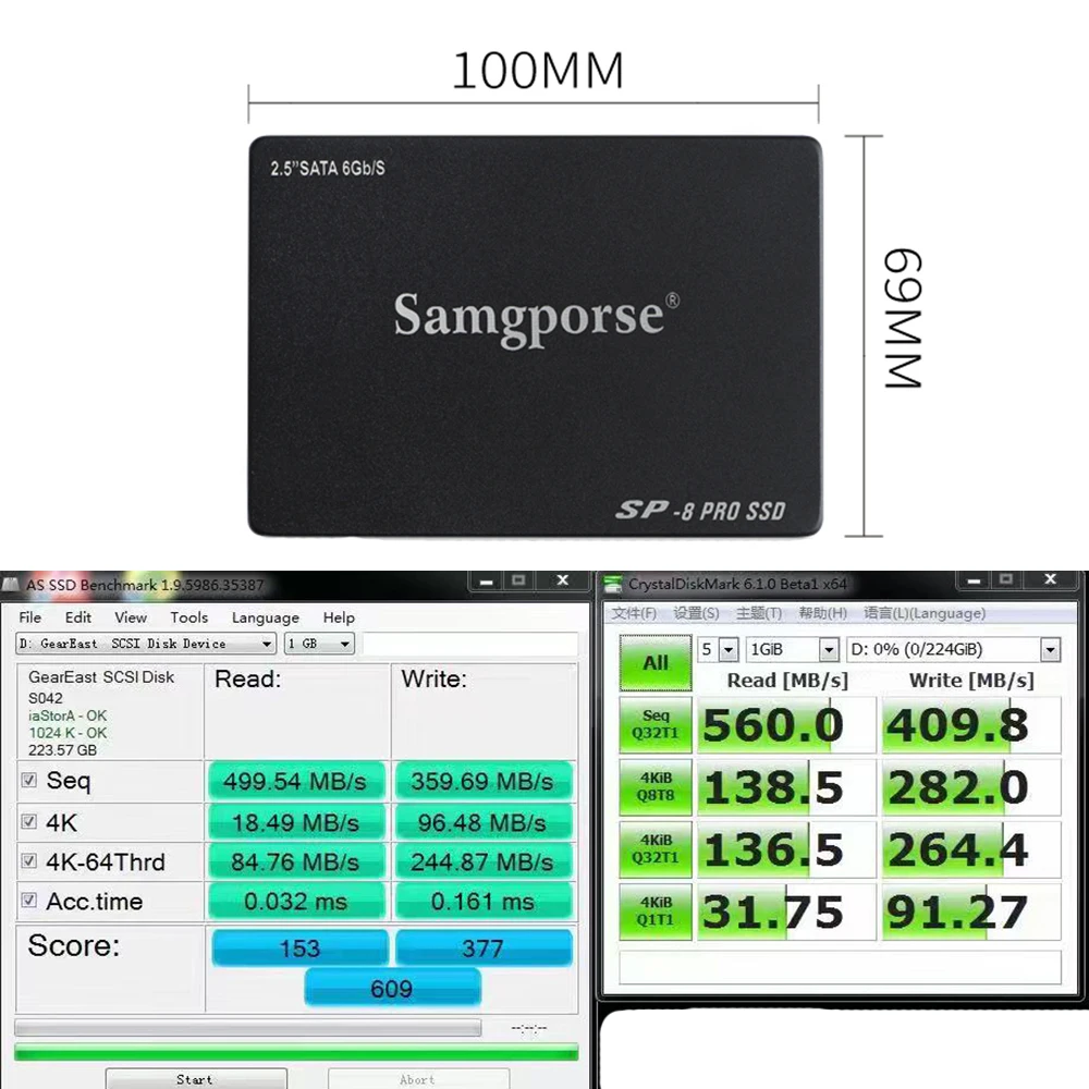 HY Samgporse ssd Внутренний твердотельный накопитель 480 ГБ 240 ГБ ssd внутренний ноутбук 2,5 ''Sata3 TLC жесткий диск