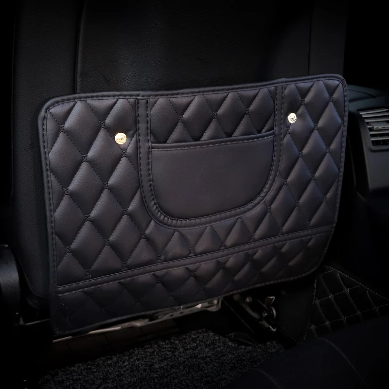 Rhinestone-Car-Anti-kick-Pad-Crystal-Car-Seat-Back-Cover-Protector-Kids-Anti-Dirty-Mat-Auto-Storage-Hanging-11