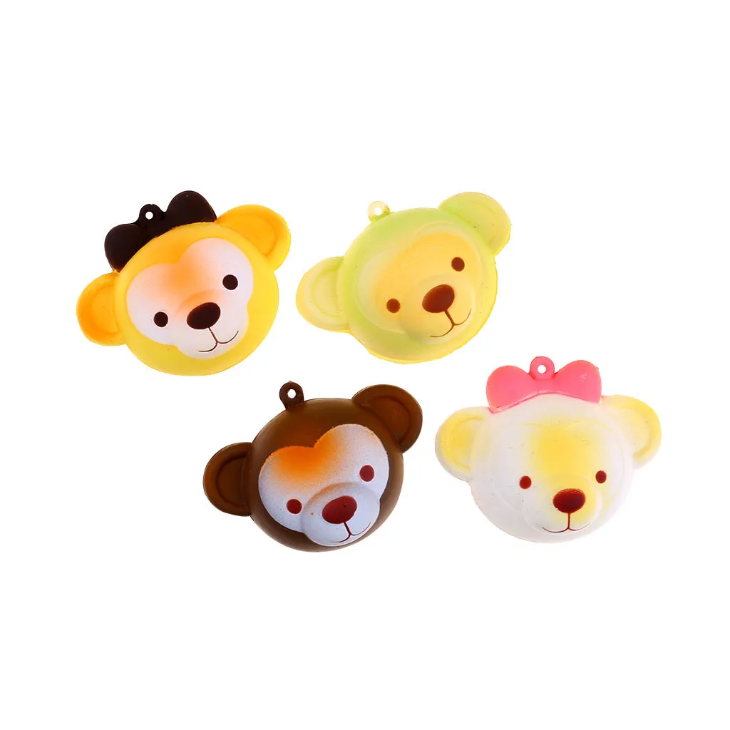 Мини Kawaii плюшевый брелок антистресс офисные игрушки для детей милые обезьянки из