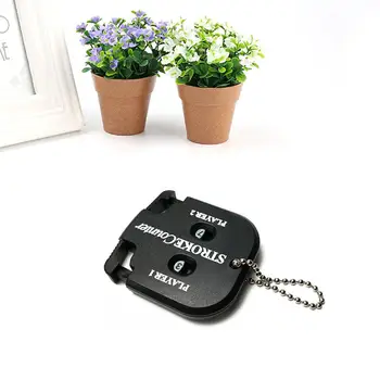 

New Golf Count Shot Stroke Counter Scoring Golfing with Key Chain Black
