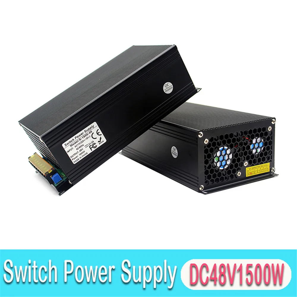 Universal Switching Power Supply 48V 1500W Transformer 110V 220V AC DC48V Powers Source for CCTV Light CNC Router Stepper Motor |