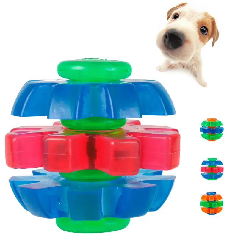 Игрушка для домашних собак Щенок укус ТПР крутящийся шар резина для жевания здоровье собак