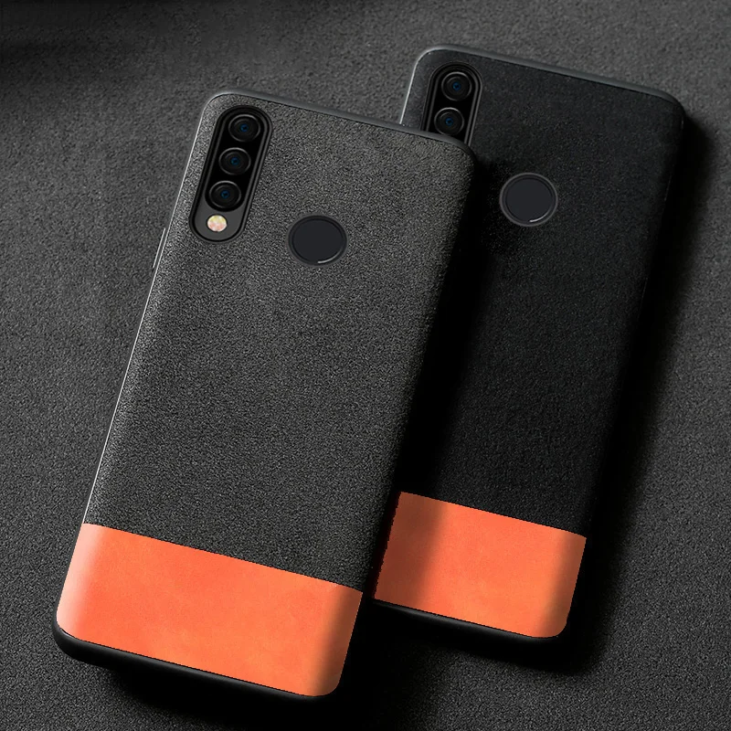 Phone Case For Huawei Mate 9 10 20 Pro P10 P20 P30 Lite Suede Stitching Oil Wax Skin Soft TPU Funda Honor 8X | Мобильные телефоны и