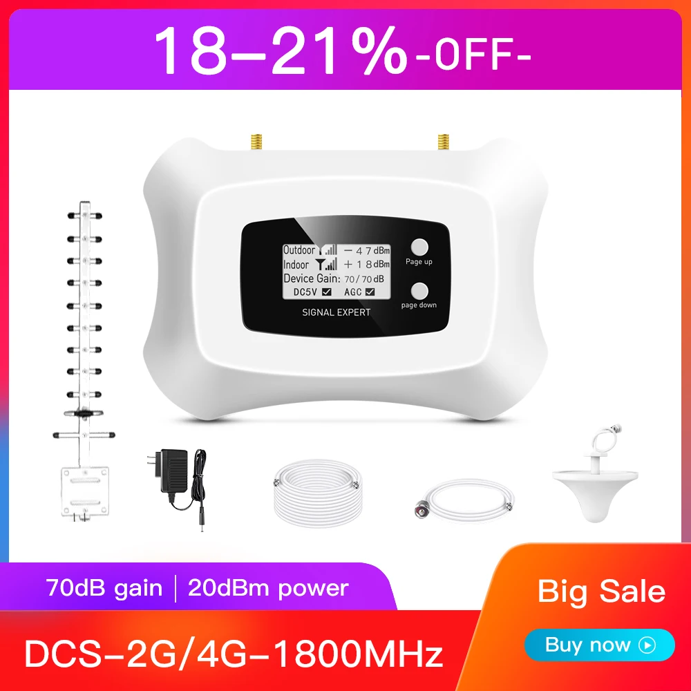 2020 New fashion signal repeater 2G DCS1800MHz