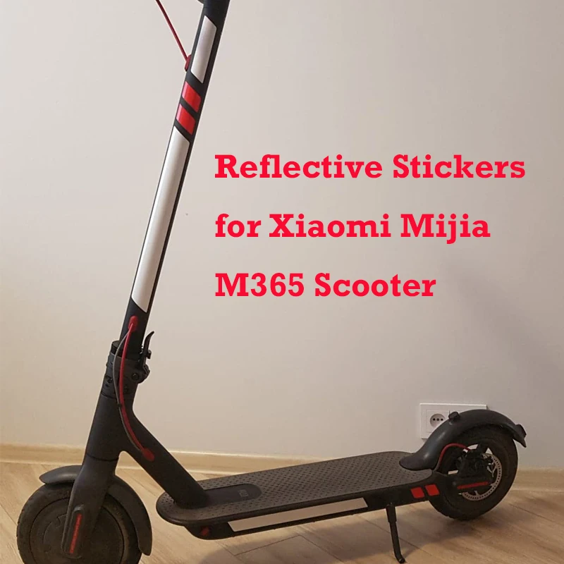 Светоотражающие наклейки для электроскутера Xiaomi Mijia M365 светоотражающие световые