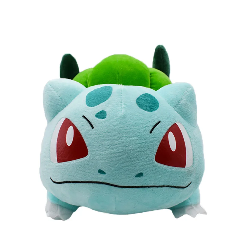 Карманная плюшевая игрушка для животных Mewtwo Seviper Meganium Gliscor Bellsprou Lapras Lunala Gligar мягкая игрушка мультяшная Мягкая кукла детский подарок - Цвет: Bulbasaur  35cm
