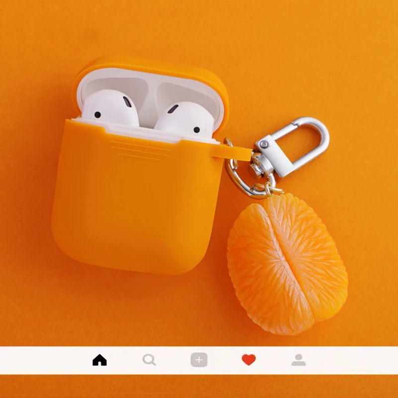Для Apple Airpods чехол Клубника сладкий картофель беспроводной Bluetooth наушники чехол для зарядки коробка Защитная крышка для AirPods