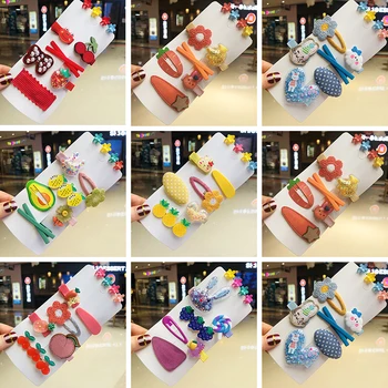 

1Set Cute Fruit Duckbill Clip Fashion Princess Hair Clips Girls Side Clip Resin Barrettes Headdress Girls Accessories for gifts