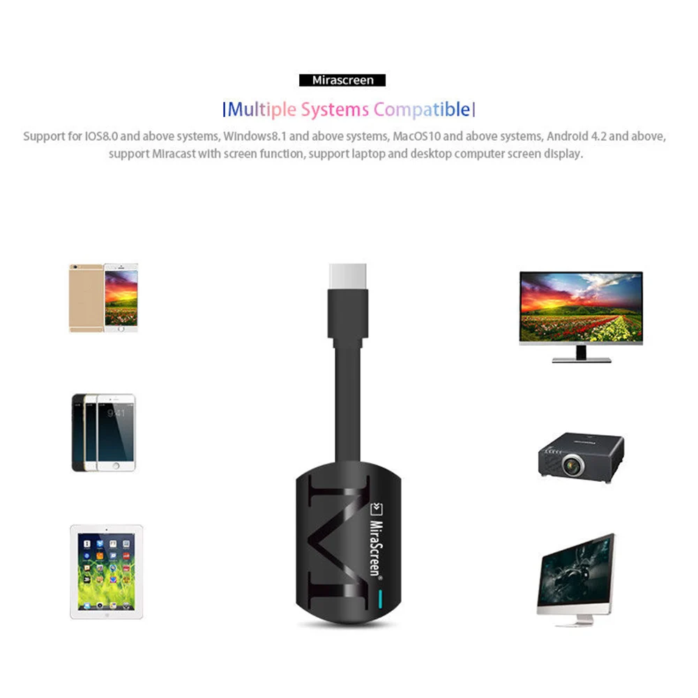 Linux G4 MiraScreen беспроводной WiFi Дисплей tv Stick Dongle 1080P HD tv Stick 4k Miracast Airplay отзеркаливание DLNA в HD tv проектор