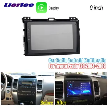 

Liorlee For Toyota Prado 120 2004~2009 Car Android Radio Carplay GPS Navi maps Navigation Multimedia Player Stereo no CD DVD