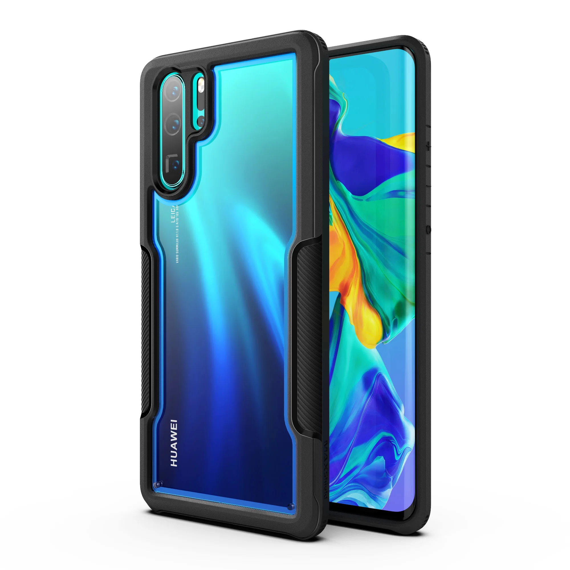 Maxshield для huawei P30 Pro Чехол( выпуск) Ударопрочный сверхмощный гибридный защитный ТПУ бампер PC прозрачная задняя крышка