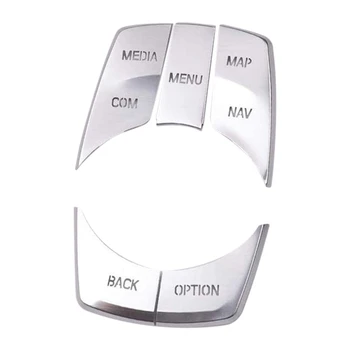 

for 5 Series G38 G30 6GT F10 Car Multimedia Button Cover Sticker Controller Frame Accessories for 6 Series G01 X3 X4