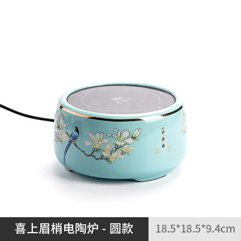 220V 1500w Automatic Insulation Electric ceramic heaters Tea stove boiler 850ml teapot Borosilicate glass three gears two filter