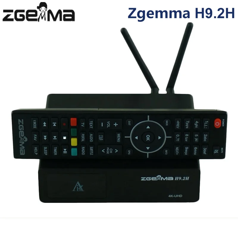 4K спутниковый ТВ приемник zgemma h9.2h DVB-S2X+ DVB-T2/C тюнер Engima2 Linux 4,1 muli-stream iptv stalker bulit в wifi
