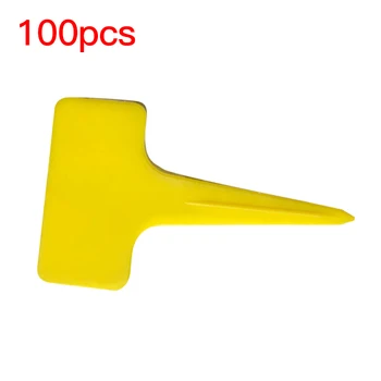 

100pcs PP Plant Flower Labels Yard Plant Tabs Nursery Tool Gardening Sign 10x6cm