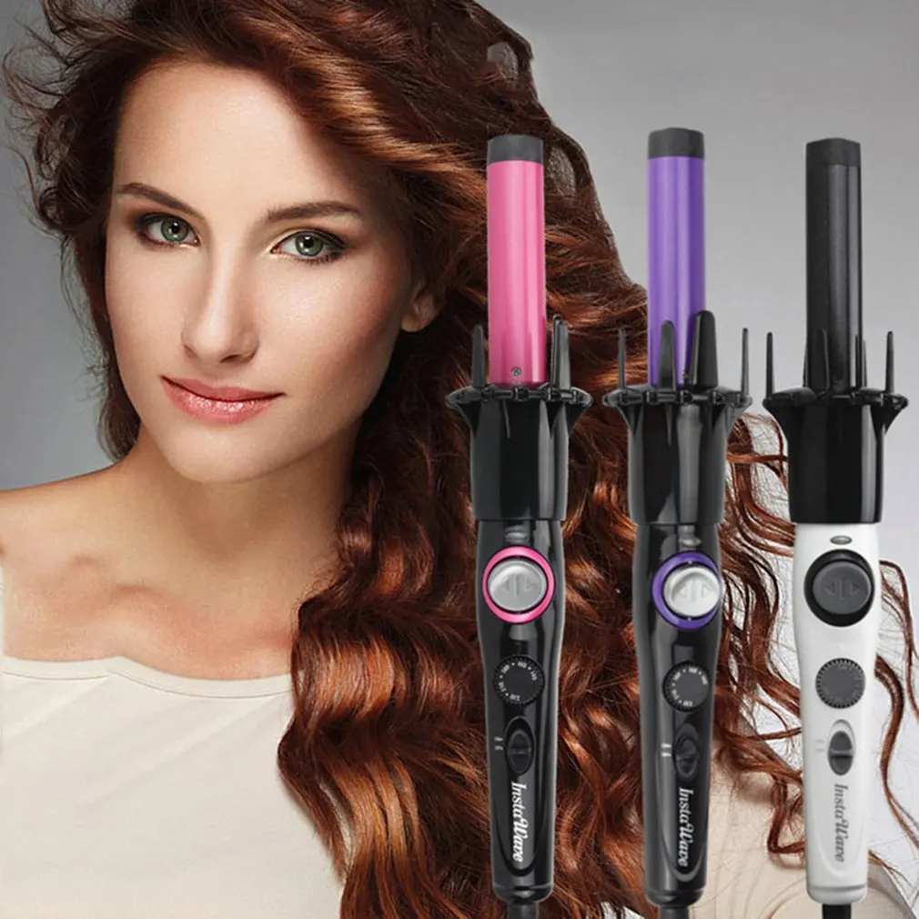 Automatic Curly Hair Stick Ceramic Electric Curling Iron Rotating Electric Roll Stick Anti-scalding Automatic Curly Hair