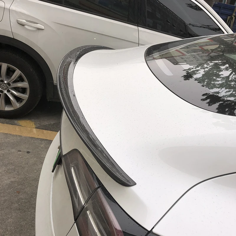 Crashproof для Tesla модель 3 16-18 спойлер заднего багажника, крыла из углеродного волокна ремонт ударопрочный