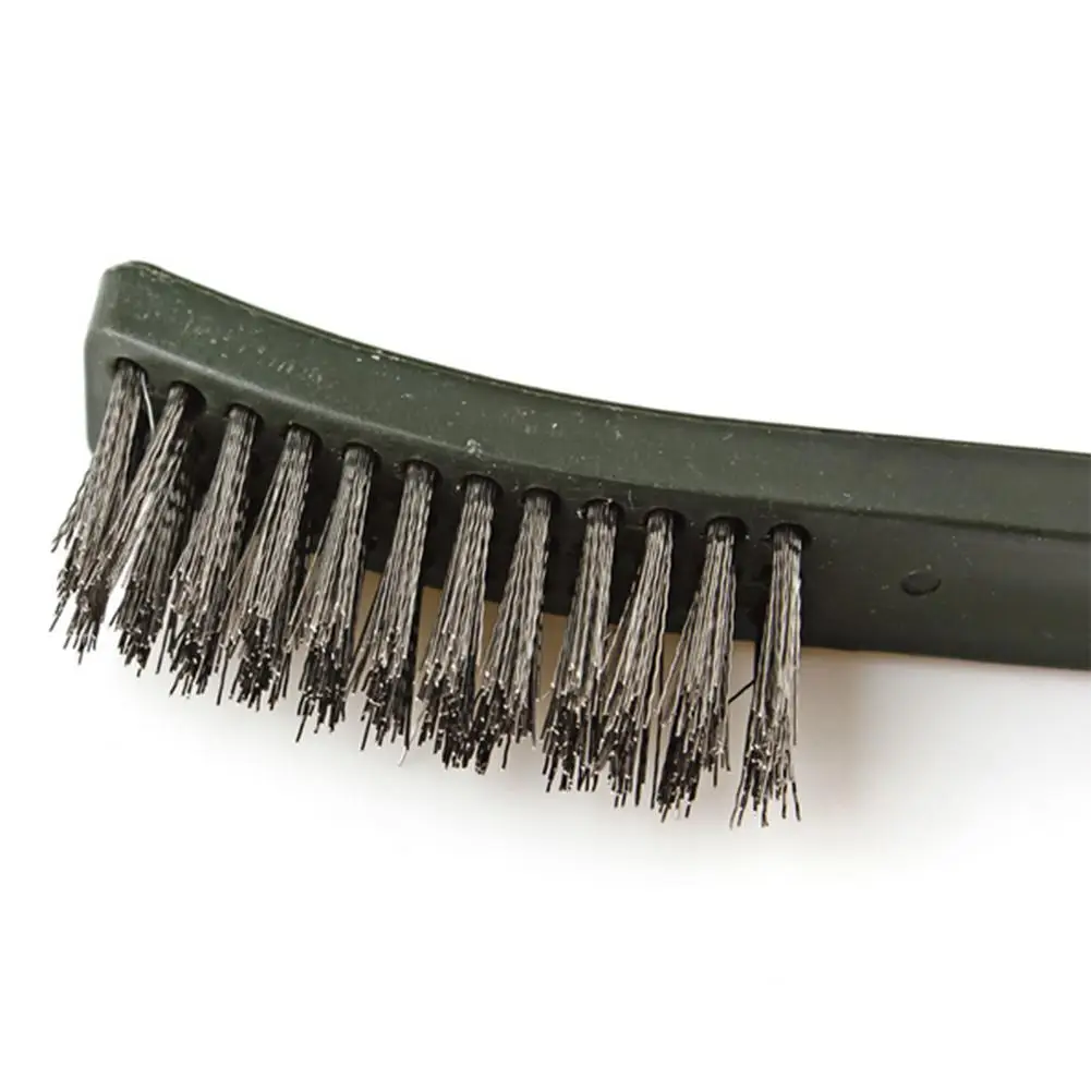 3 Mini Wire Brush Set Steel Brass Nylon Clean Polished Metal Rust Proof Tool Steel Cleaning Polishing Details Metal Rust Brush