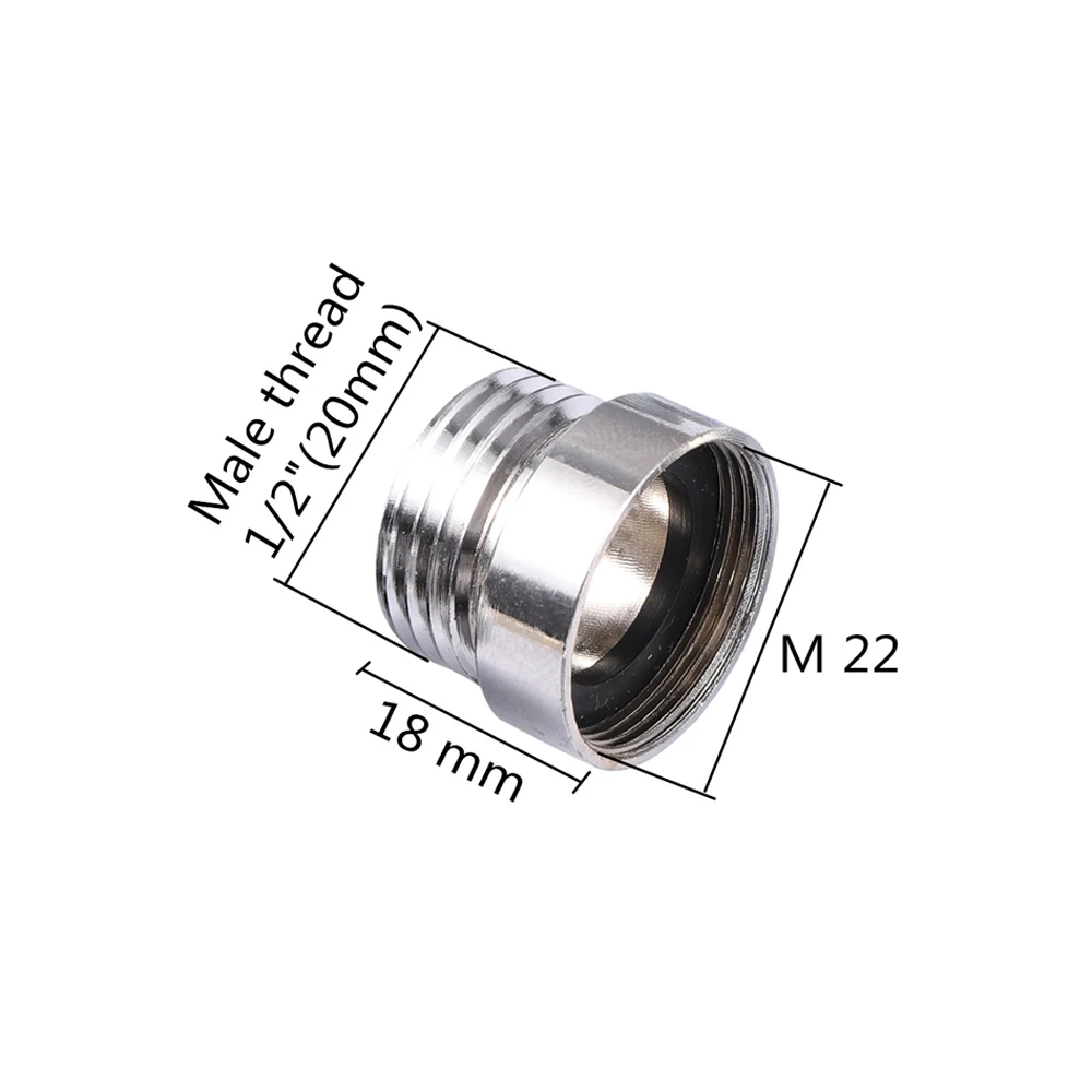 M22 M24 Female Thread to 1/2" Male Thread Water Connector Water Faucet Adapter Garden Irrigation Fitting Car Washing Accessories drip kit for garden Watering & Irrigation Kits