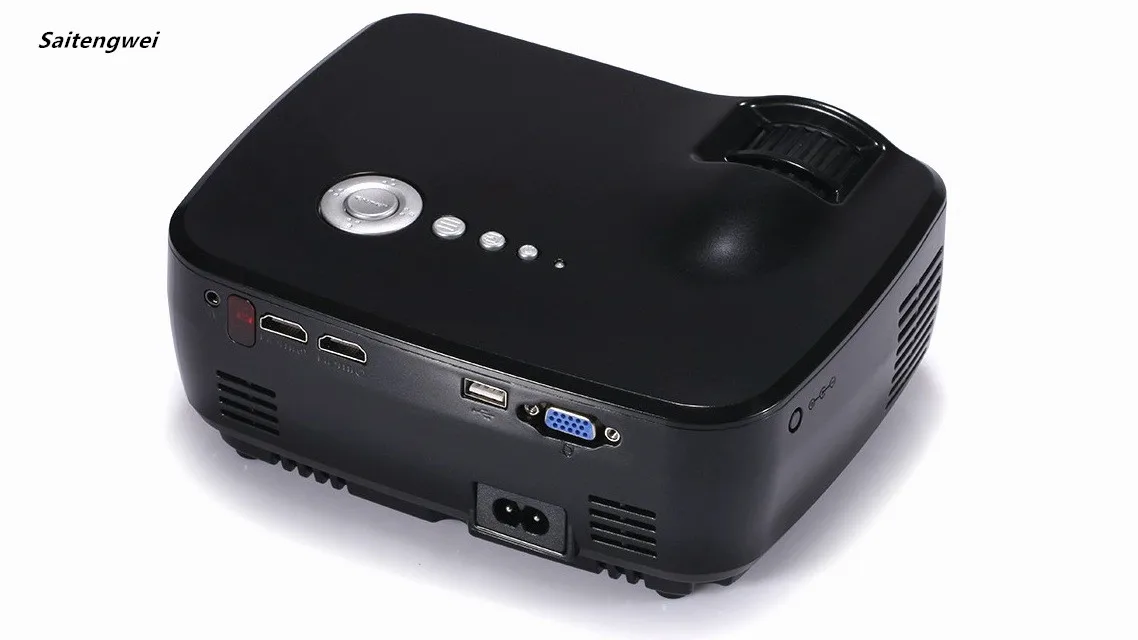 [White]GP70 Full Network Cost-effective Portable Micro Projector 4 Inch Protable Projector High Value Home Projector
