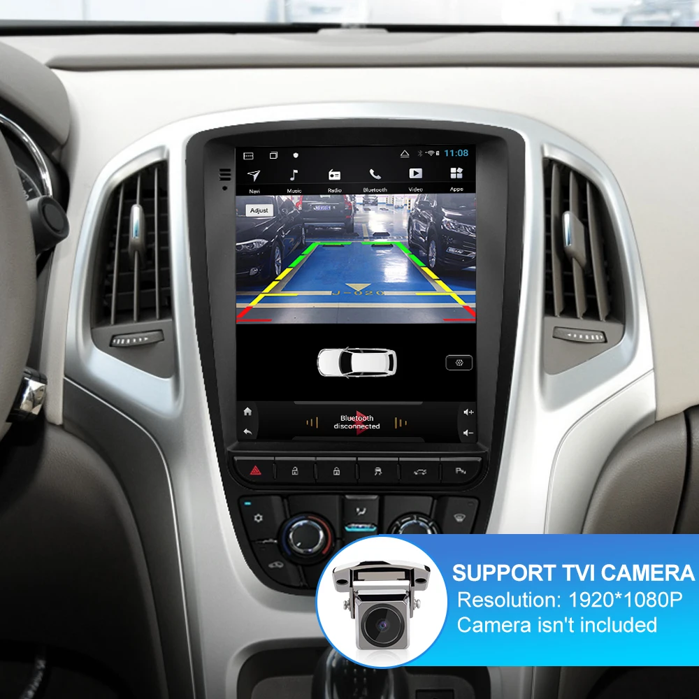 Isudar H53 Vertikale 1 Din Android Auto Radio Für Opel/Vauxhall/Astra J Buick/Verano 2009- 2014 GPS