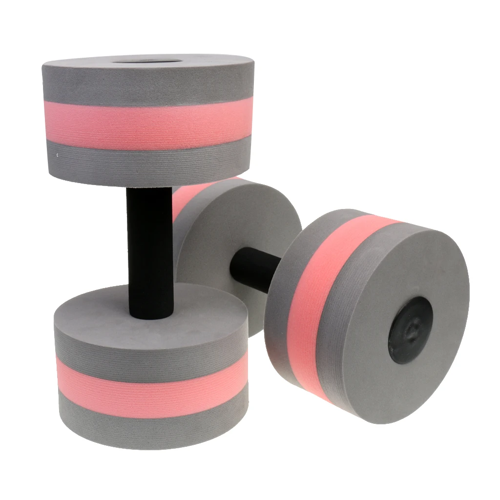 2x Water Aerobics Dumbbell Aquatic Barbell Fitness Pool Exercise