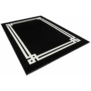 

Apex Classy 3 'x 7' Wool Black Runner Rug