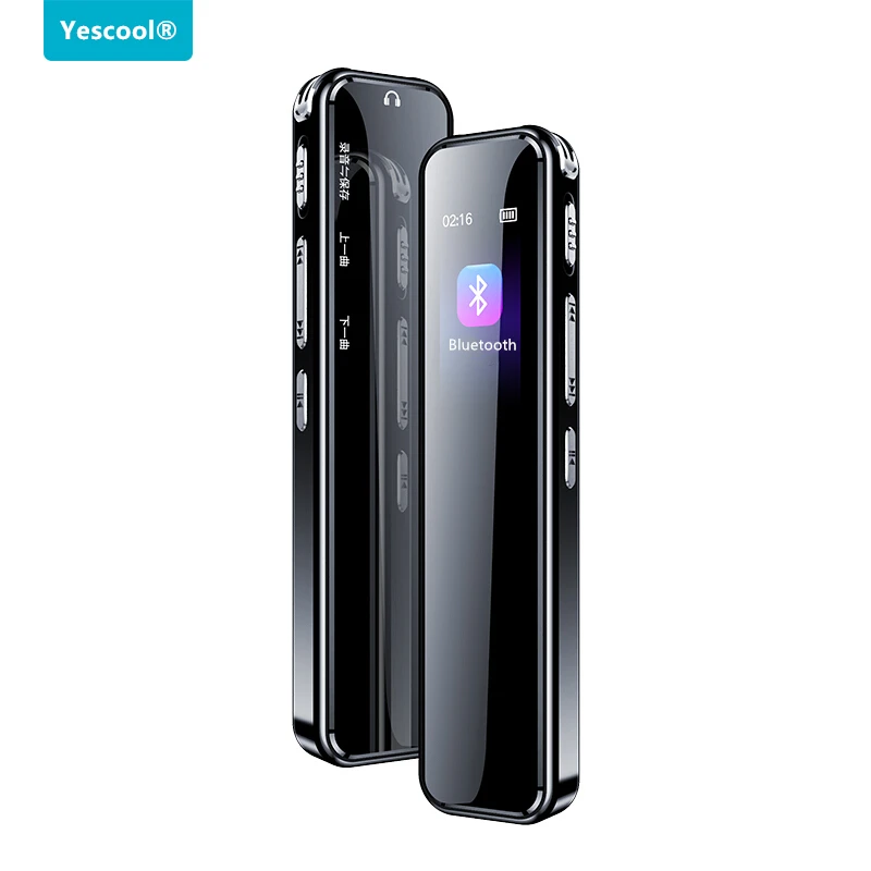 Yescool A20 Mini Long Time Dictaphone Variable Speed Playback MP3 Music Player Meeting Covert Recording Voice-activate Recorder