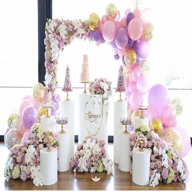 

5 шт./компл.) новейший роскошный Съемный Золотой металлический свадебный фон для украшения торжества рамка plinth стенд Свадебная сцена qq209