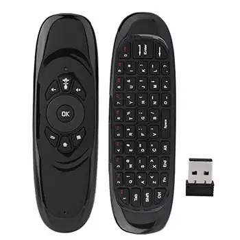 

C120 2.4G Gyroscope Air Mouse Mini Wireless Keyboard Russia English For Android Smart TV Box PC Windows Mac Remote Control