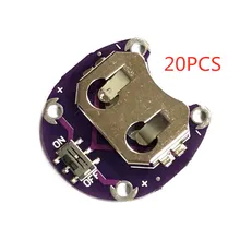 20 шт. Новое высокое качество LilyPad монета гнездо для батареек-таблеток CR2032 крепление для аккумулятора модуль LilyPad монета гнездо для батареек-таблеток