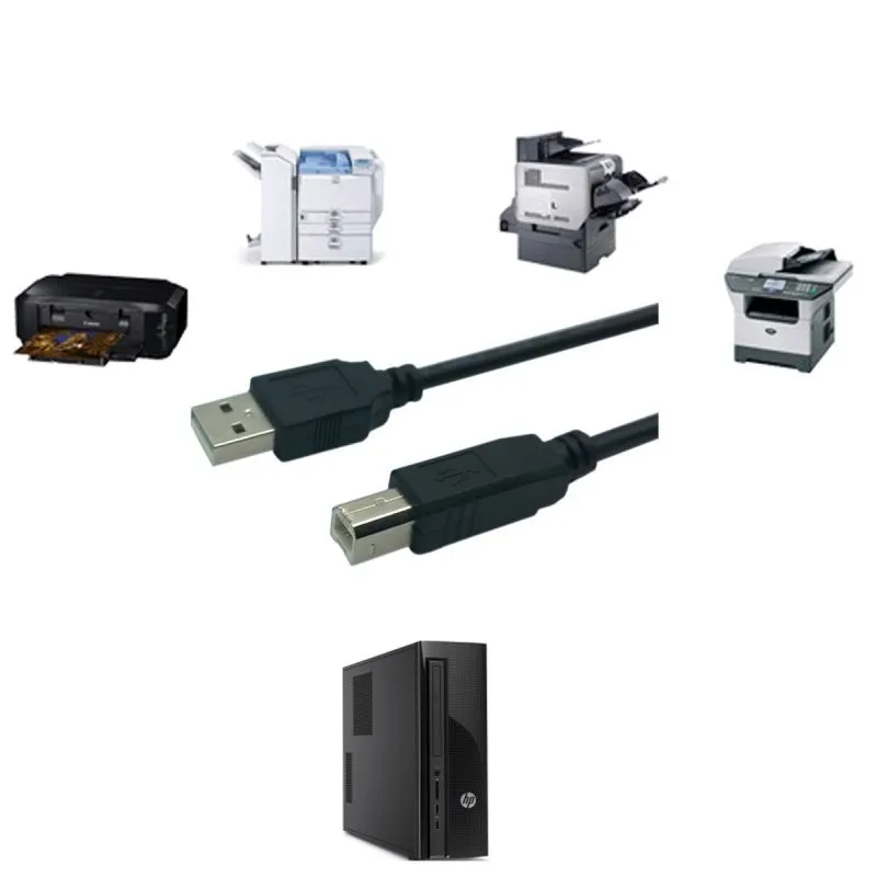 8 м кабель USB для принтера 2,0 A папа в B папа Кабель для принтера сканер 25 футов
