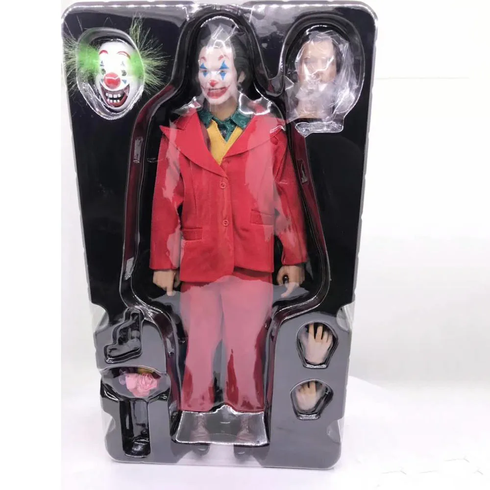 

The Joker PVC Action Figure Collectible Model Toy 1/6 Scale 30cm Joaquin Phoenix Movable Clown for Fans Halloween Gifts